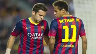 VIDEO: Neymar y las duras palabras contra Jordi Alba en pleno partido