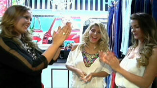 Viviana Rivasplata inaugura tienda de ropas en Gamarra