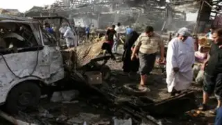 Irak: al menos 90 muertos tras triple atentado terrorista