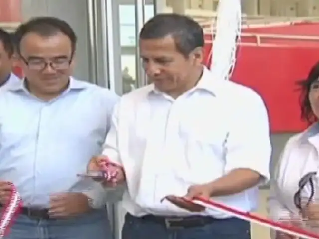 Ollanta Humala inauguró aeropuerto internacional en Pisco