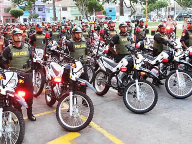 Callao: entregan motos con tecnología de punta para combatir delincuencia