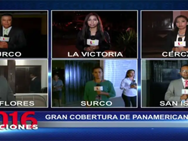 Panamericana Televisión realiza gran cobertura por elecciones generales 2016