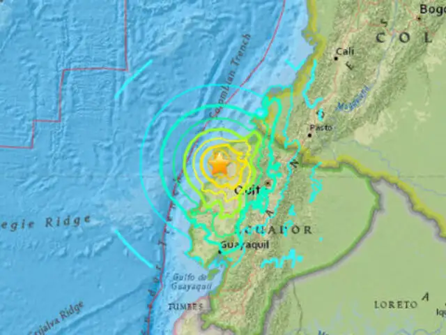 Ecuador: sismo de 7.8 grados sacude zona costera del país