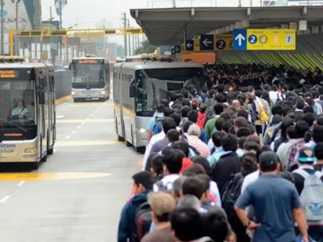 Buses expresos del Metropolitano adelantarán su salida desde las 5 a.m.