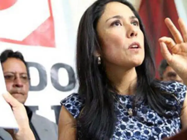 Nadine Heredia critica informe de Fiscalización: "Sin pruebas acusan"