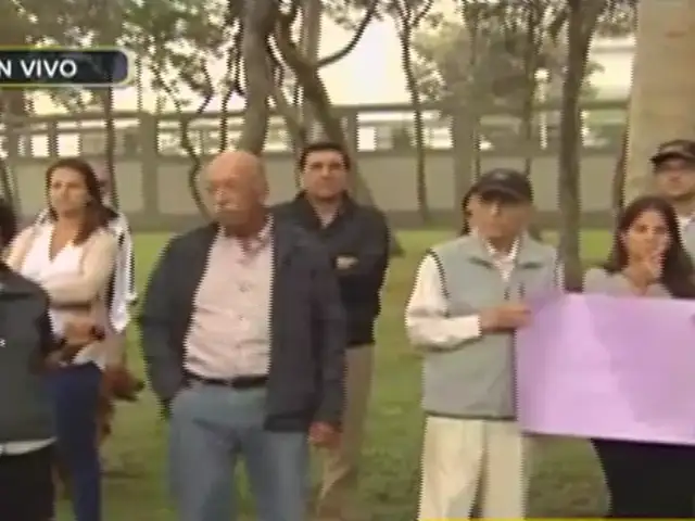Miraflores: vecinos protestan por excavaciones para colocación de antenas en parque
