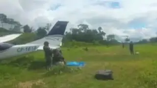Destruyen avioneta boliviana con droga en Oxapampa