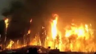 Canadá: incendio forestal obliga a ciudadanos a evacuar