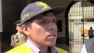 Cercado de Lima: inspector fue agredido por un taxista