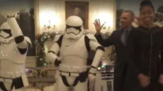 Barack Obama celebró el día de ‘Star Wars’ bailando junto con su esposa