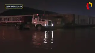 Callao: rotura de tubería inunda Av. Néstor Gambetta