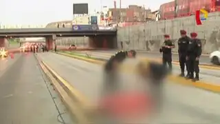 Cercado de Lima: hallan cadáver de sujeto en vía del Metropolitano
