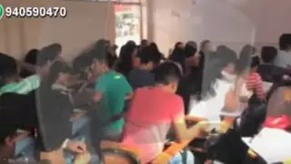 Universidad Nacional de Piura: denuncian que aula tiene más de 70 alumnos