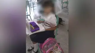 Profesora amarra a alumna a su carpeta por ser demasiado inquieta