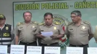 Policías capturan a presunto sicario en Cañete