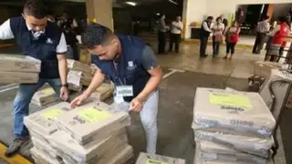 ONPE inicia distribución de material electoral para segunda vuelta
