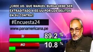 Encuesta 24: 89.2% cree que Manuel Burga debe ser extraditado a EEUU