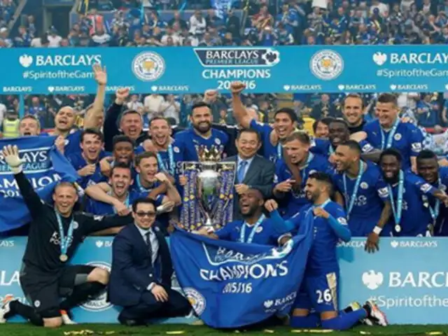 Leicester derrotó a Everton y dio histórica vuelta olímpica