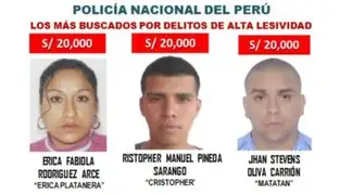 Presentan segunda lista de los delincuentes más buscados del Perú