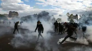 Francia: violenta manifestación se registró en Nantes