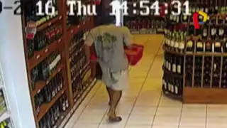 Iquitos: capturan a sujeto que intentó robar licor en supermercado