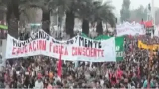 Chile: se reportaron incidentes en protesta de estudiantes