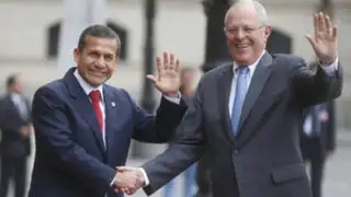 PPK se reunió con Ollanta Humala en Palacio de Gobierno