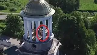 VIDEO: graban a pareja teniendo sexo en la cúpula de una iglesia