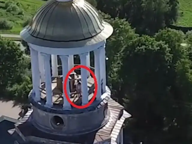 VIDEO: graban a pareja teniendo sexo en la cúpula de una iglesia