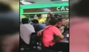 Brutal pelea se registró en un restaurante de Estados Unidos