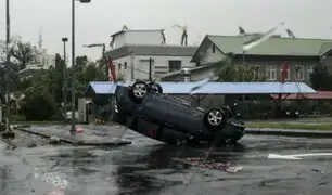 Taiwán: un muerto y más de 60 heridos tras paso de tifón ‘Nepartak’