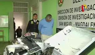 San Miguel: intervienen a sujetos que llevaban maleta con droga al aeropuerto