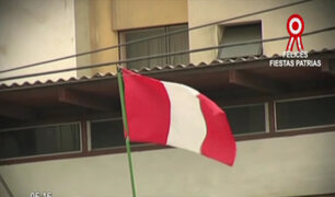 Fiestas Patrias: diversas viviendas y comercios aún no colocan bandera