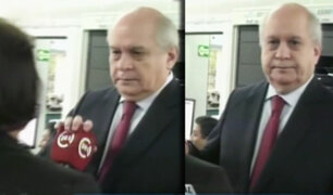 Premier Pedro Cateriano hace desplante a reportera