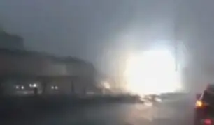 EEUU: estación de trenes colapsó por tormenta