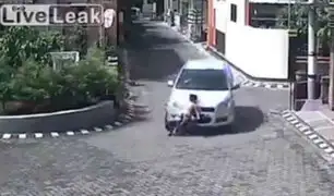 Youtube: niña es arrollada por auto, te sorprenderá lo que ocurre después