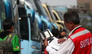 Transportistas informales agreden a 14 inspectores de Sutran