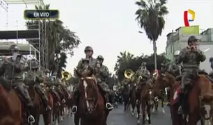 Fiestas Patrias: último ensayo para desfile militar