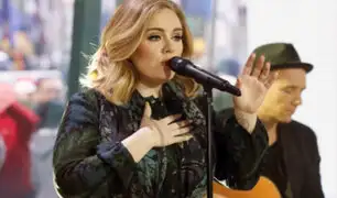 Adele besa por accidente a fanático en pleno concierto