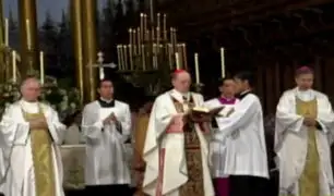 Misa solemne y Te Deum se realizó en la Catedral de Lima