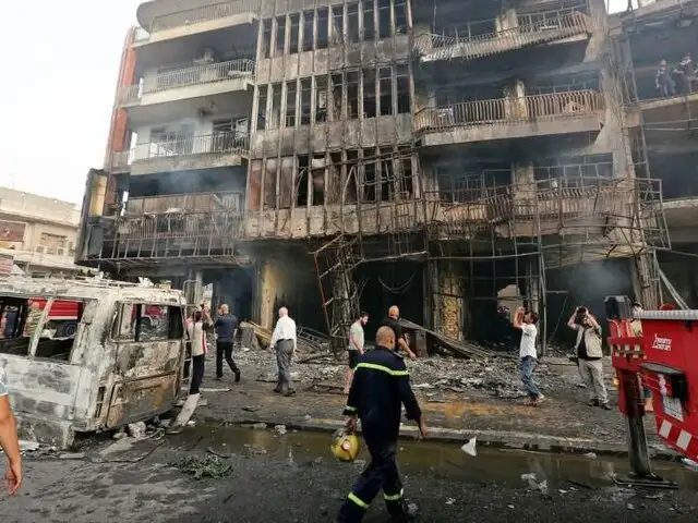 Se incrementa a 165 el número de muertos tras atentado en Bagdad