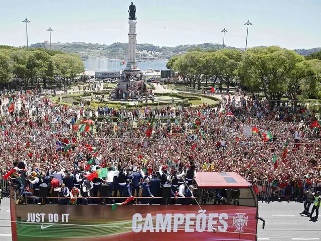 Bloque Deportivo: Lisboa fue una fiesta tras arribo de la selección de Portugal