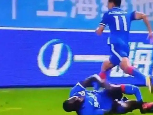Demba Ba sufre terrible lesión en el fútbol chino