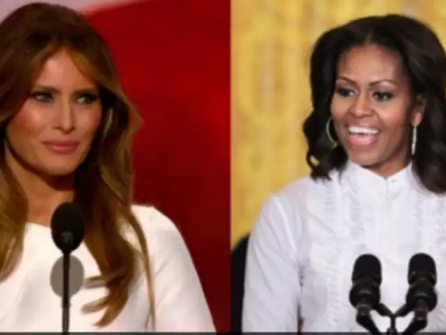 Melania Trump es acusada de plagiar discurso de Michelle Obama