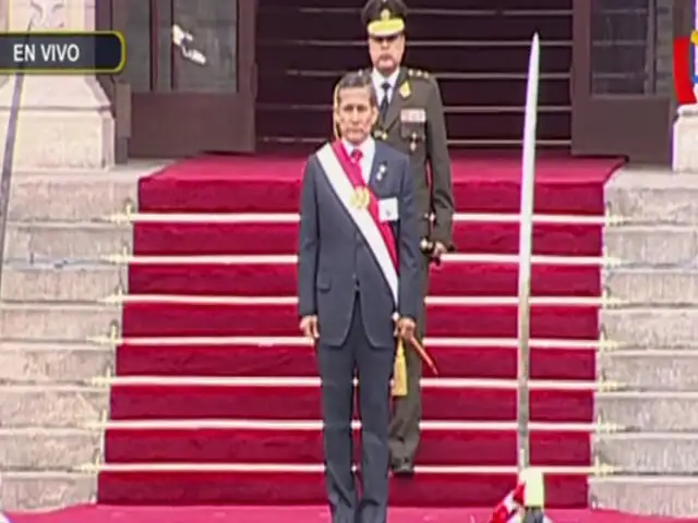 Ollanta Humala realiza último acto protocolar como presidente de la República