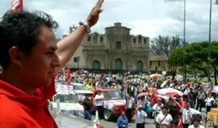 Gregorio Santos fue recibido por simpatizantes en Cajamarca