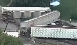 EEUU: tren de carga se descarriló en Kentucky