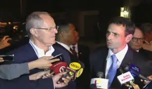 PPK se reunió con líder venezolano Henrique Capriles