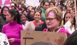 Primera dama Nancy Lange se unió a la marcha ‘Ni una menos’
