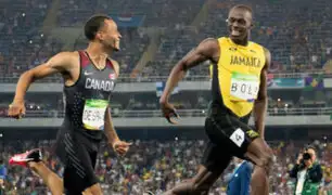 Río 2016: La conversación más rápida del mundo entre Bolt y De Grasse [VIDEO]